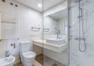 Perspectiva general de un apartamento en renta