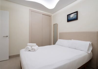 Perspectiva general de un apartamento en renta