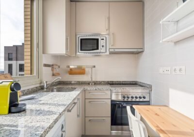 Área habitable del apartamento ofrecido