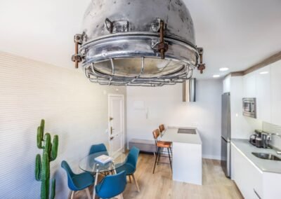 Perspectiva general de un apartamento en renta