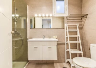 Perspectiva general de un apartamento en renta