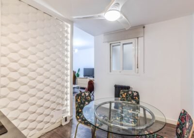 Área habitable del apartamento ofrecido