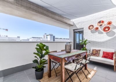 Ejemplo de ambiente interior de apartamento